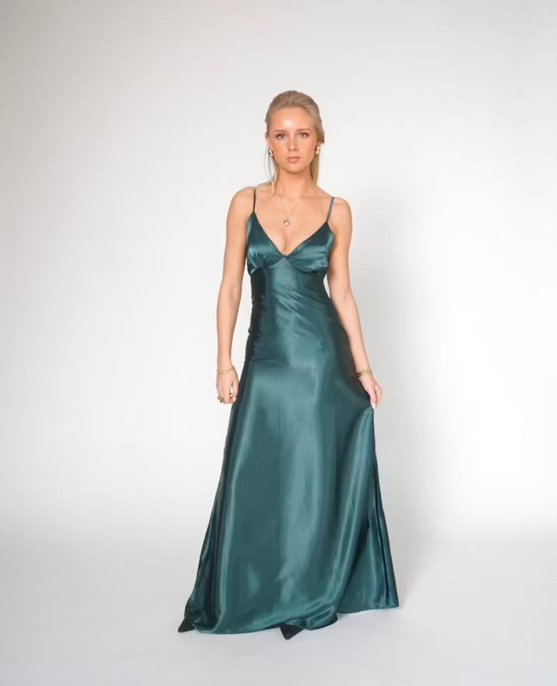 Sophie dress green – By-Stina
