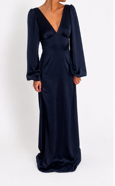 Belle dress navy