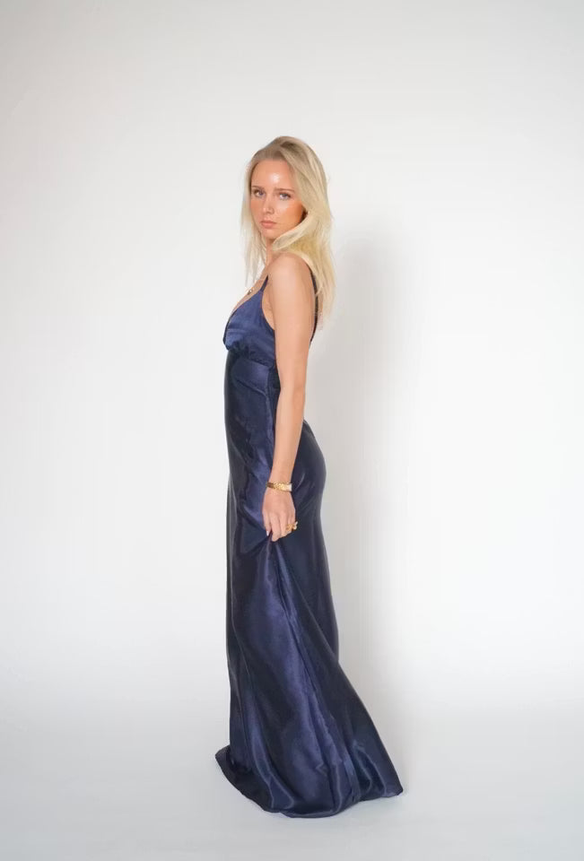 Sophie dress marinblå