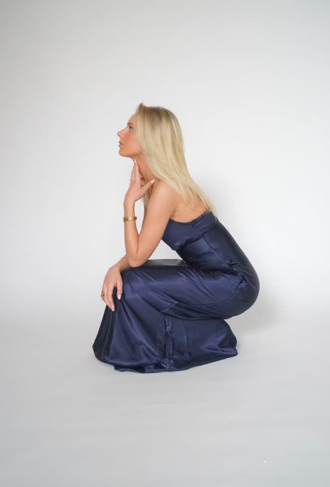 Sophie dress marinblå