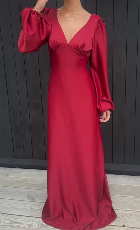 Belle dress röd