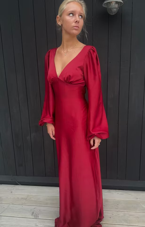 Belle dress röd