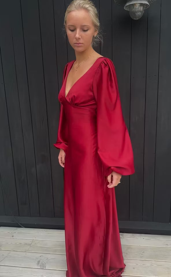 Belle dress röd