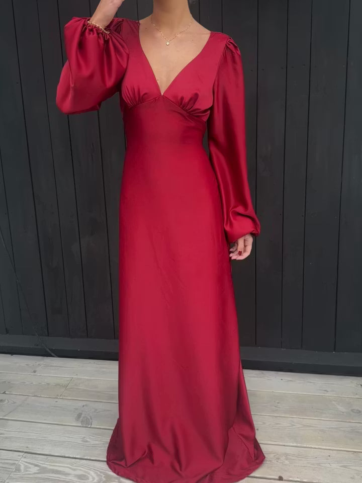 Belle dress röd