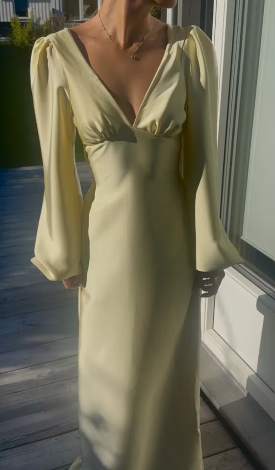 Belle dress gul