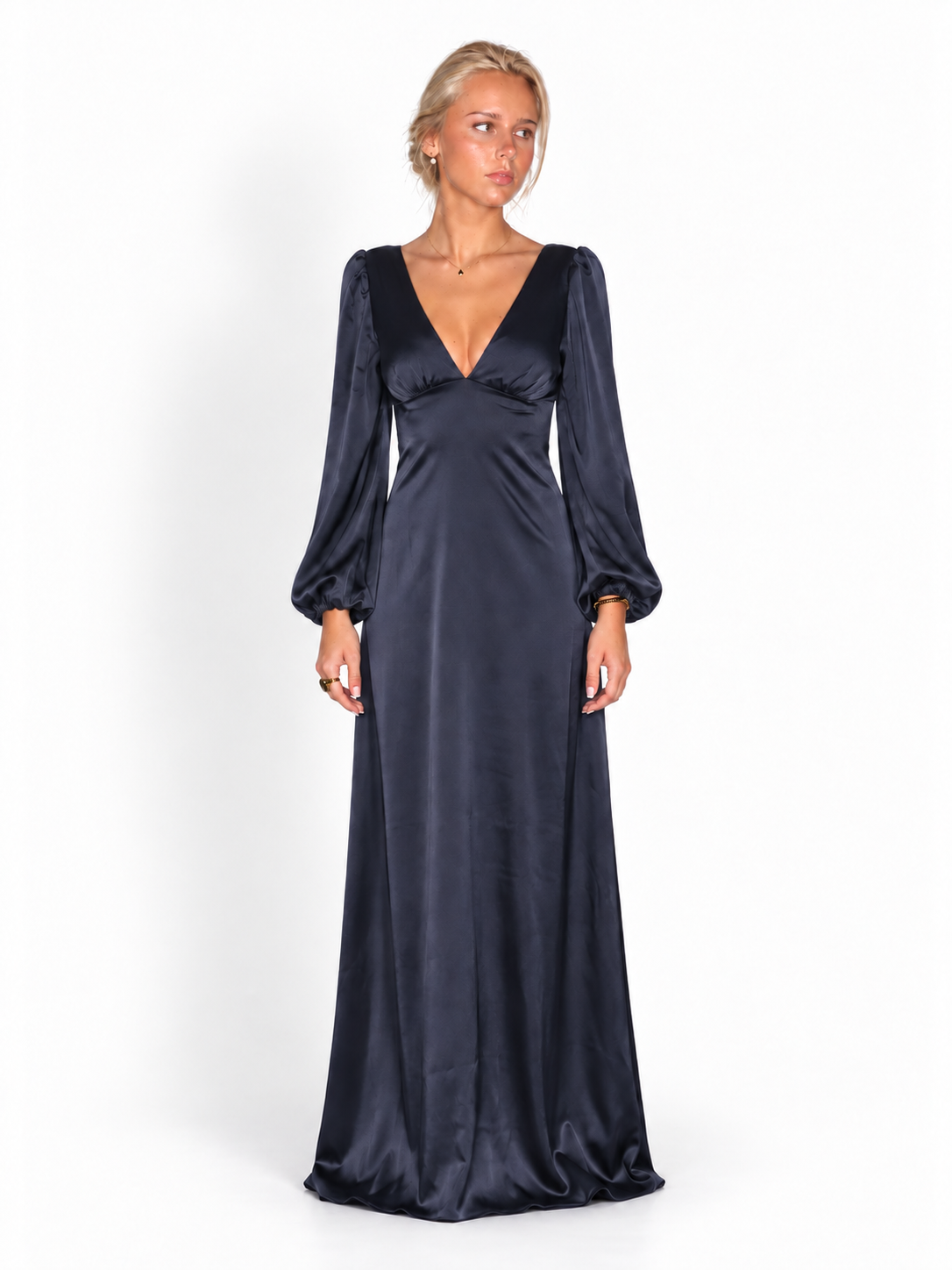 Belle dress navy