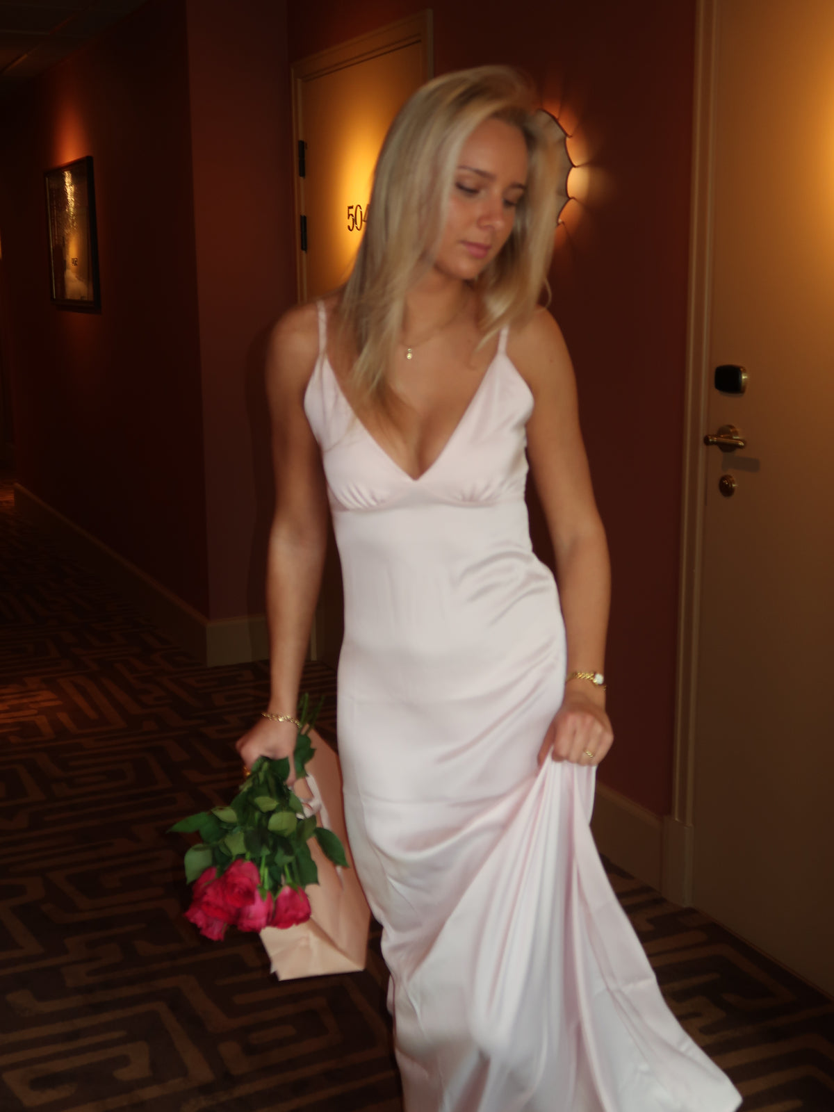 Sophie dress ljusrosa