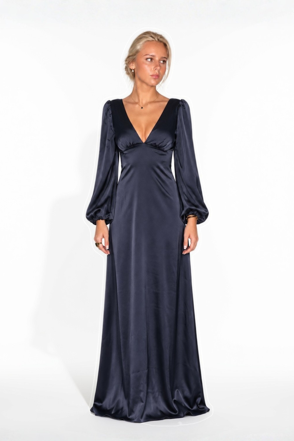 Belle dress navy